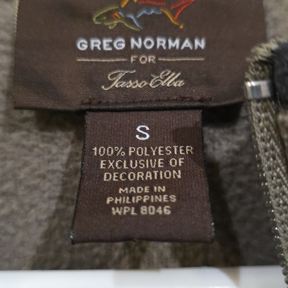 Greg Norman Fleece Full-Zip Lightweight Jacket Size Small - Picture 6 of 7
